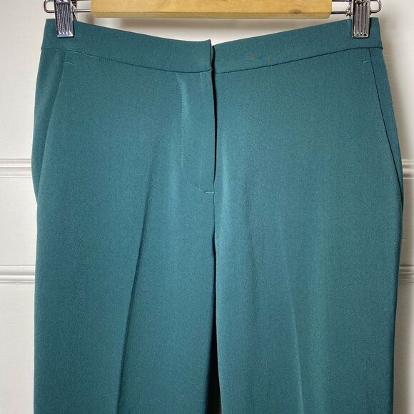BROCHU WALKER The Westport Mid-Rise Straight Leg Pant in Forestry Green Sz XS - Picture 3 of 12